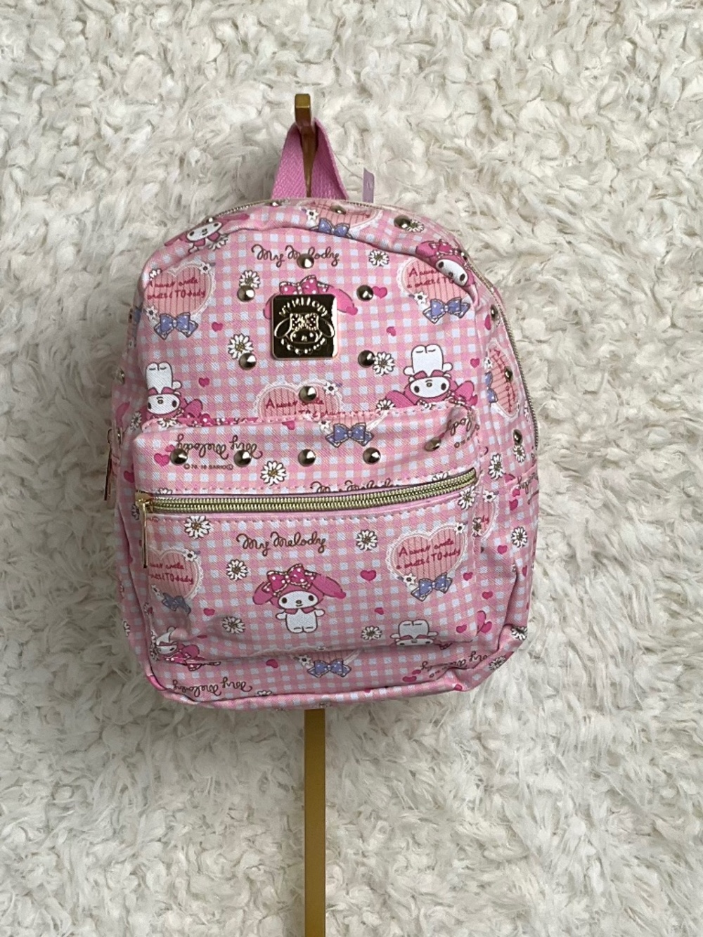 MY MELODY VINYL MINI BACKPACK~NEW!